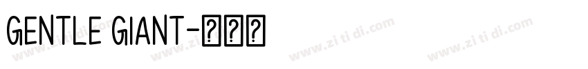 Gentle Giant字体转换